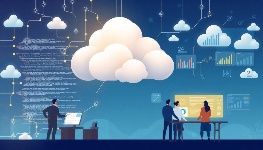 Сетевые профили и оптимизация для облачных веб-приложений - иллюстрация