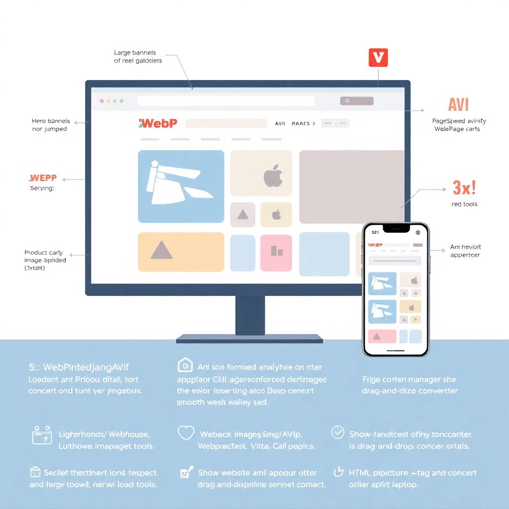 Прагматичное использование webp и Avif в современных сайтах для ускорения