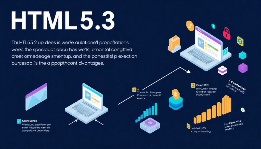 Новые возможности HTML5.3 и их влияние на разработку - иллюстрация