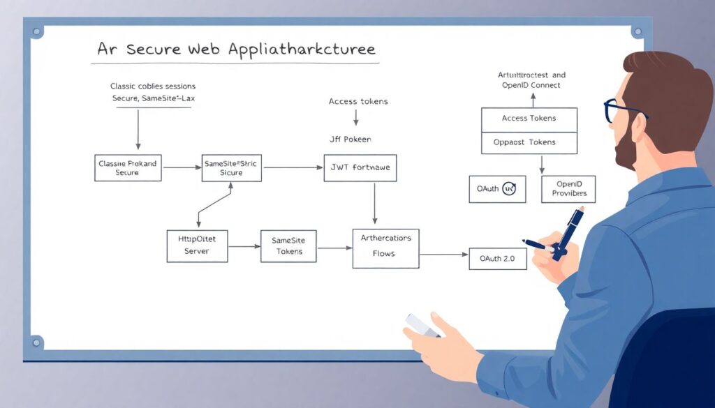 Протоколы безопасности для мобильных веб-приложений - иллюстрация