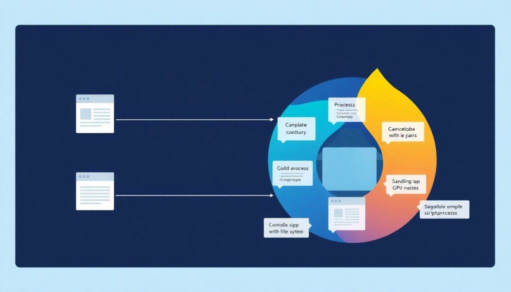 Обновления в браузерной архитектуре и их влияние на безопасность - иллюстрация