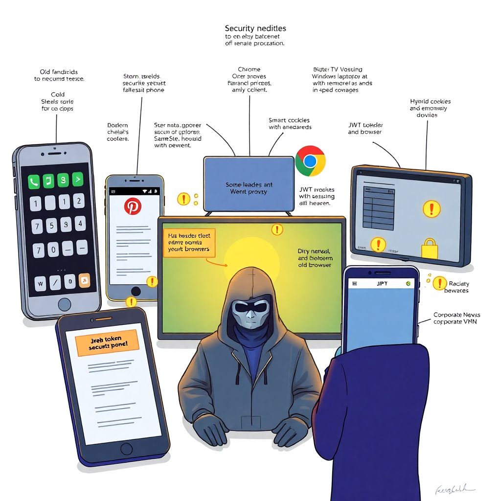 Секьюрность веб-приложений при фрагментации устройств: ключевые подходы